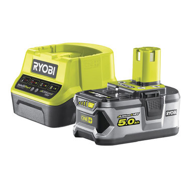 Ryobi RC18120-150 / Ladegerät + Akku 5Ah / 18V