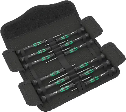 Wera Kraftform Micro 12 Universal 1 / Schraubendreher-Set für den Einsatz in der Elektronik