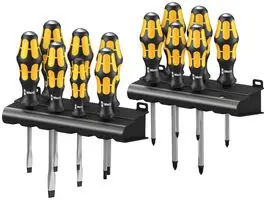 Wera Big Pack 900 Kraftform Wera Schraubendreher-Set / Meißel-Schraubendreher + Ständer
