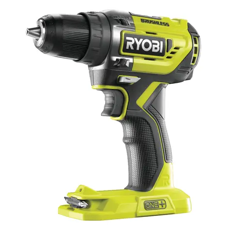 Ryobi R18DD5-0 / Akku-Bohrschrauber ohne Bürsten / 18V / 13mm Bohrfutter / ohne Akku