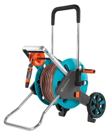 Gardena AquaRoll M Easy Set - Schlauchwagen mit Zubehör / Schlauch 20m