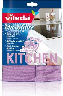 Vileda 141260 Mikrofasertuch 2 in 1 für die Küche