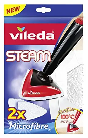 Vileda 146592 - Ersatzbezug für 100°C & Dampf / Mikrofaser / 2 Stück
