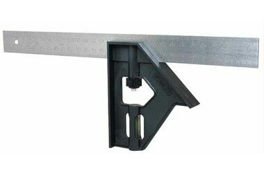 Stanley 2-46-017 / Multifunktionsquadrat / 300 mm / Integrierte Wasserwaage