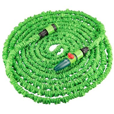 Verto 15G890 flexibles Gartenschlauchset grün / 22m / 9,5mm / 12bar 