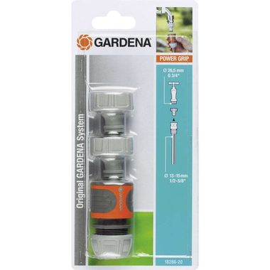 Gardena 18286-20 Anschlussset für Gartenschläuche 13 mm (1|2") - 15 mm (5|8")