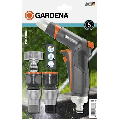 Gardena Premium 18298-20 Gartenbrause mit Anschlussset