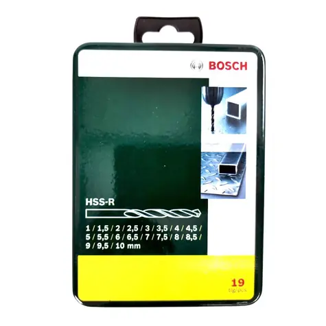 BOSCH 2607019435 / Metallbohrer-Set / HSS- R / 1-10 mm / 19-teilig.