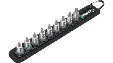 Wera Belt A 3 TORX HF / Zyklop TORX-Steckschlüsselsatz / mit Haltefunktion / Klemmteil 1|4"