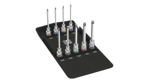 Wera 8767 C TORX HF 3 / Zyklop TORX-Bit-Satz / mit Haltefunktion / Klemmteil 1|2"