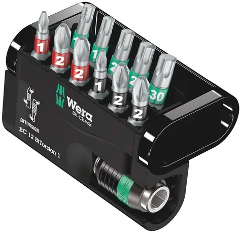 Wera Bit-Check 12 BiTorsion 1/12-teiliges Bit-Set 