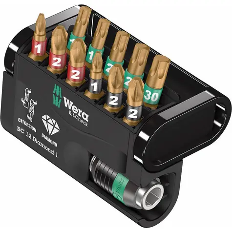 Wera Bit-Check 12 Diamond 1/12-teiliges Bit-Set 