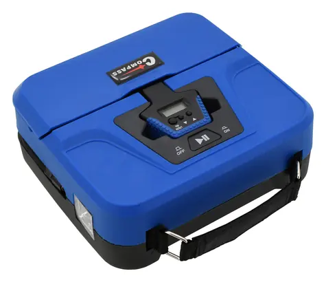 Compass BOX / Kompressor 3V1 / 12V / 40 lm / Druck 7,5 bar / LED-Taschenlampe