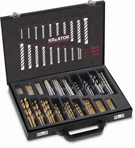 KREATOR KRT012800 / Professionelles Bohrerset (120 Stück)
