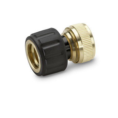 Kärcher 2.645-017.0 Messing-Schlauchkupplung 1|2" und 5|8" mit Aquastop 