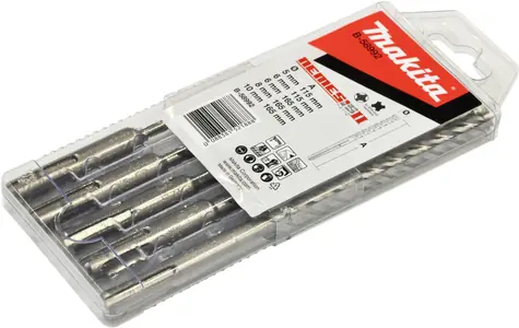 Makita NEMESIS Schlagbohrmaschinen-Set SDS- PLUS / Durchmesser 5-10 mm / Länge 110-160 mm / vierschneidig / 5-tlg
