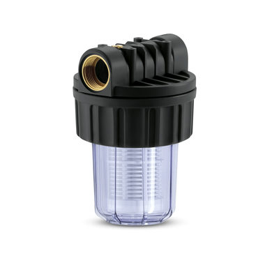 Kärcher Vorfilter für Pumpen - klein / Maschenweite 250 µm (0,25 mm) / Durchfluss max. 4000l-h / Gewinde G1