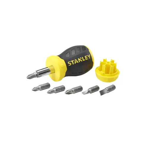 Stanley -Schraubendreher mit 1/4-Zoll-Bitsatz (7 Stück)