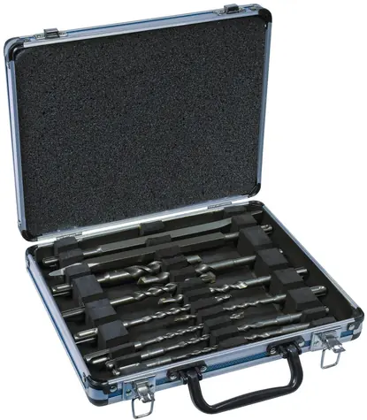 Makita D-42400 / Meißel- und SDS- PLUS -Bohrer-Set / Durchmesser 5-16 mm / Länge 110-160 mm / 13-tlg