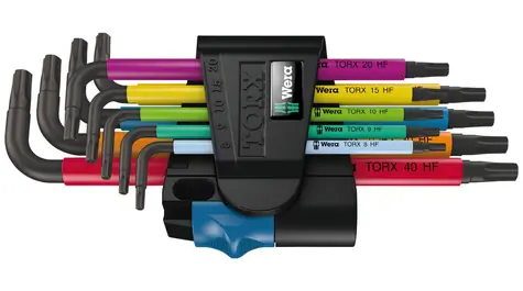 Wera 967|9 TX Multicolour HF 1 / Steckschlüsselsatz mit Haltefunktion