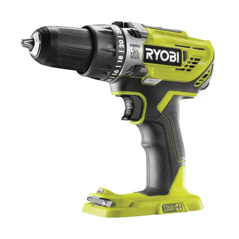 Ryobi R18PD3-0 / Akku-Bohrschrauber / 18V / 13mm Bohrfutter / ohne Akku und Ladegerät