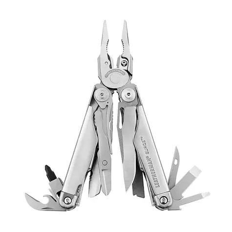 Leatherman Multitool SURGE Schwarz / Multitool / 21 Werkzeuge / Nylonetui / 335 g