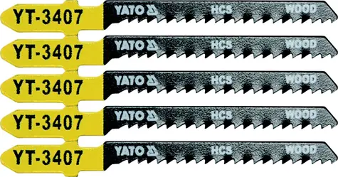 YATO Sägeblatt für Geradsäge 75 mm für Holz TPI13 5 Stk