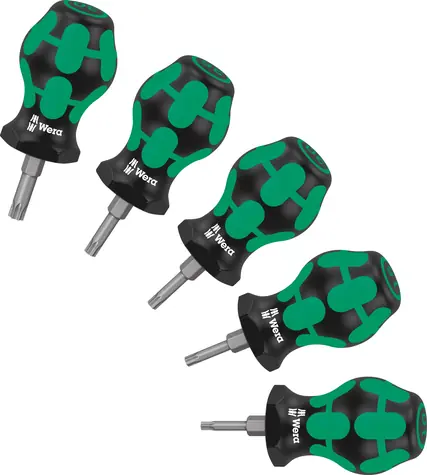 Wera Set aus TX 1 Bithaltern und TORX-Schraubendrehern