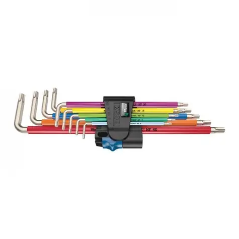 Wera 3967|9 TX SXL Multicolour HF Stainless 1 / Steckschlüsselsatz mit Haltefunktion / Edelstahl
