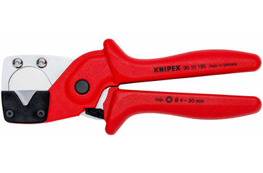 Knipex 9010185 Zange zum Schneiden von Rohren und Schläuchen für die Druckluftverteilung 185 mm