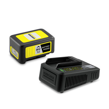 Kärcher Kit - Akku 36V I 2,5Ah & Schnellladegerät / für 36 V Battery Power Geräte / LCD-Display