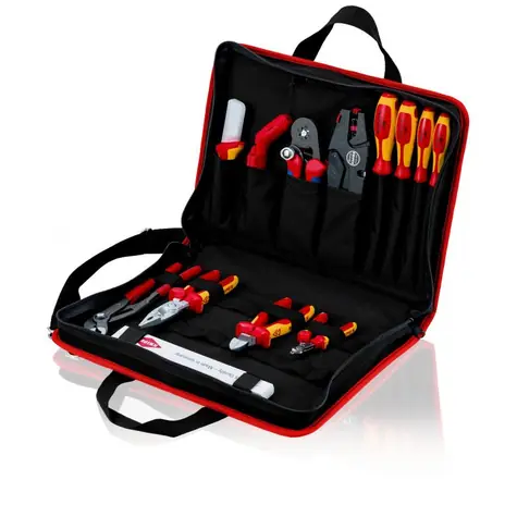 Knipex 00 21 11 Werkzeugtasche „Compact“ Electric 14-tlg