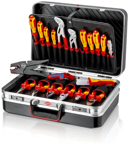 Knipex 00 21 20 "Vision24" Werkzeugkoffer Elektrik 20-teilig
