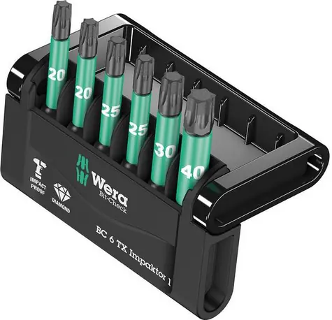 Wera Bit-Check 6 TX Impaktor 1 / Bitsatz