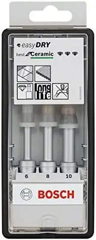 BOSCH Robust Line Easy Dry Best for Ceramic 2608587145 / Diamantbohrer-Set zum Trockenbohren / 3-teilig