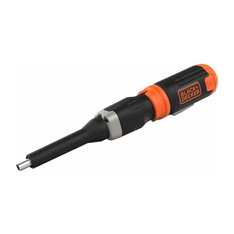 Black&Decker BCF601C / Hand-Akkuschrauber / 180 U/min / 5,5 Nm / Bitsatz / LED-Licht / Netzteil 4X AA