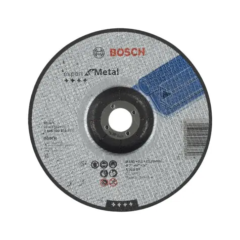 BOSCH Expert for Metal 2608600316 / Trennscheibe profiliert / 180x22,23 mm / Dicke: 3,0 mm