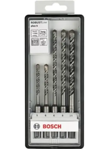 BOSCH Robust Line SDS PLUS-5 2607019929 / Hammerbohrer-Set / 5-tlg 