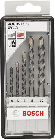BOSCH 2607010524 / Betonbohrer-Set Robust Line CYL-3 / 5-tlg 