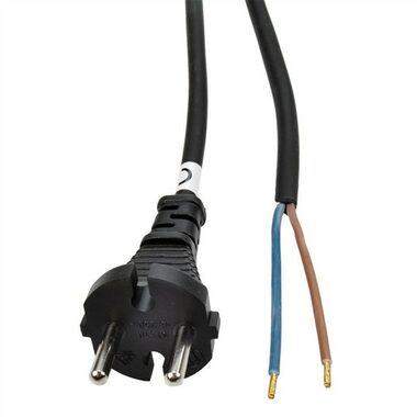 Solight PF31 Flexokabel 5m Gummi - Schwarz / 2 x 1mm2