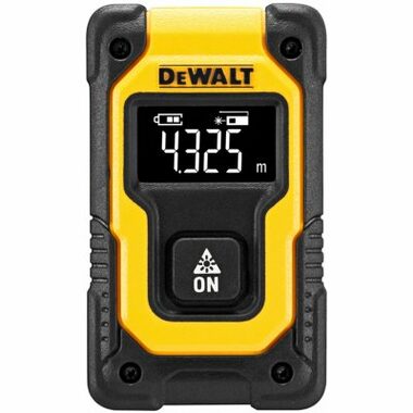 DeWalt DW055PL / Laser-Entfernungsmesser / Genauigkeit: +-6,0 mm / Reichweite bis zu 15 m / Li ION 3,7V Akku