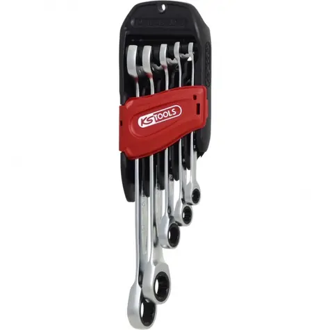 KS Tools - Ratschen-Steckschlüsselsatz 5-tlg