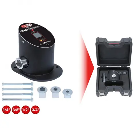 KS Tools 516.0100 Drehmomentmessgerät / LCD-Anzeige / von 5 Nm bis 500 Nm