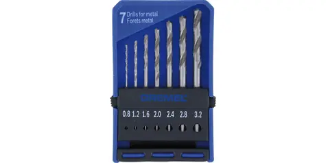 Dremel 2615062832 Satz HSS-Metallspiralbohrer / 7-tlg