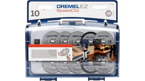 Dremel 2615S690JA SpeedClic Schneidrad-Set 38 mm / 12-teilig