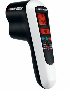 Black&Decker TLD100 Berührungsloses Thermometer zum Aufspüren von Wärmelecks / Bereich -30 bis +150°C