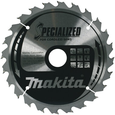 Makita B-09167 / Sägeblatt für Holz / Durchmesser 165x20mm / Anzahl Zähne 24