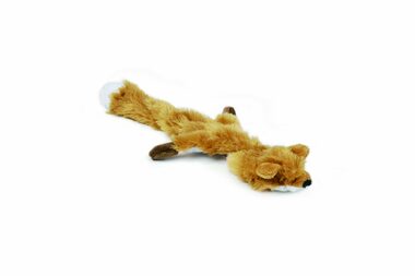 Beeztees Flatino Plüschpfeifenfuchs 30cm / Spielzeug für Hunde 