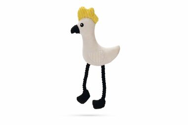 Beeztees Plüsch-Quietsch-Parki 42 cm / Spielzeug für Hunde 