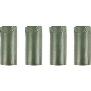 Flamingo Hundekotbeutel, biologisch abbaubar, grün, 4 x 15 Stück / 22 x 32 cm